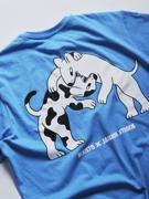 MANTO dogs tshirt - blue